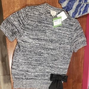 Kate Spade bow collared sweater new with tags